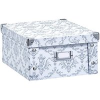 Zeller Aufbewahrungsbox 9,6 l weiß, vintage 26,0 x 31,0 x 14,0 cm von Zeller