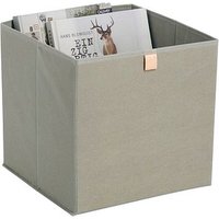 Zeller Aufbewahrungsbox khaki 32,0 x 32,0 x 32,0 cm, 1 St. von Zeller