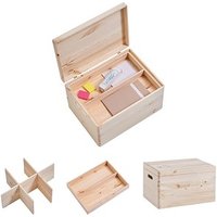 Zeller Aufbewahrungsboxen-Set braun Zeller Aufbewahrungsboxen-Set braun von Zeller
