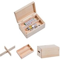 Zeller Aufbewahrungsboxen-Set braun Zeller Aufbewahrungsboxen-Set braun von Zeller
