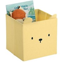 Zeller Bär Aufbewahrungsbox gelb 28,0 x 28,0 x 28,0 cm, 1 St. von Zeller