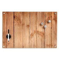 Zeller Glas-Magnettafel 60,0 x 40,0 cm Wood von Zeller