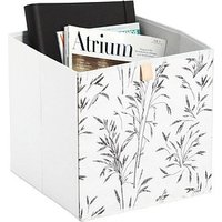 Zeller Grass Aufbewahrungsbox weiß 32,0 x 32,0 x 32,0 cm, 1 St. von Zeller