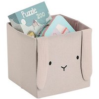 Zeller Hase Aufbewahrungsbox beige 28,0 x 28,0 x 28,0 cm, 1 St. von Zeller