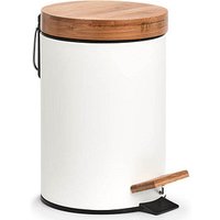 Zeller Kosmetikeimer 3,0 l Bambus, weiß Zeller Kosmetikeimer 3,0 l Bambus, weiß von Zeller