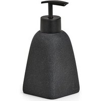 Zeller Seifenspender Dark Stone 18891 schwarz Polyresin 220,0 ml von Zeller