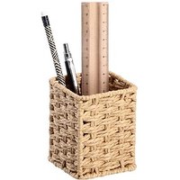 Zeller Stiftehalter Papiergeflecht natur Papiergeflecht 8,0 x 8,0 x 10,7 cm von Zeller