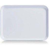 Zeller Tablett weiß rechteckig 18,0 x 24,0 cm von Zeller