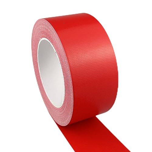 Zellykool Mehrzweck-Klebeband, 5,1 x 100 m, robust, wasserdicht, ideal für Reparaturen, Verpackungen, Basteln und DIY-Projekte (Rot) von Zellykool
