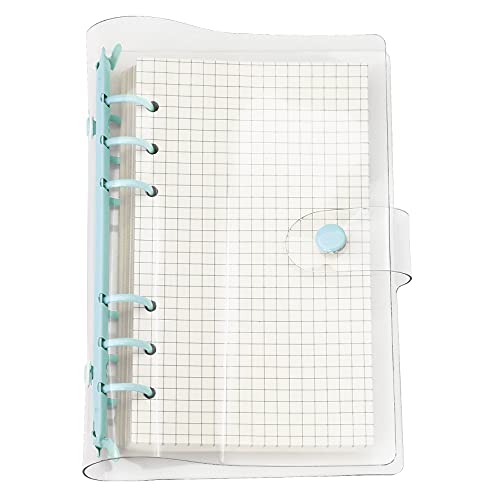 A6/A5 6 Löcher, bunter PVC-Einband, runder Ringordner mit Schnappverschluss, Loseblattordner, persönlicher Organizer (Skyway, A6 mini set) von Zelten