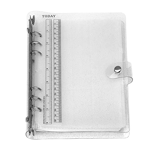 A6/A5 6 Löcher bunte PVC-Abdeckung, runder Ringordner mit Druckknopfverschluss, Ordner für lose Blätter, Notizbuch, Nachfüllpackung, DIY, Scrapbooking, Binder Cover Protector (Starry Sky, A5 combo) A6/A5 6 Löcher bunte PVC-Abdeckung, runder Ringordner mit Druckknopfverschluss, Ordner für lose Blätter, Notizbuch, Nachfüllpackung, DIY, Scrapbooking, Binder Cover Protector (Starry Sky, A5 combo) von Zelten