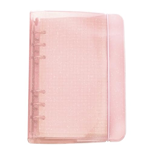 A6 / A5, 6 Löcher, farbig,Läufer Ringordner, Ordner für lose Blätter, Notizbuch, Nachfüllpackung, Bürobedarf, Ordner (Cameo Pink, A6 mini set) von Zelten