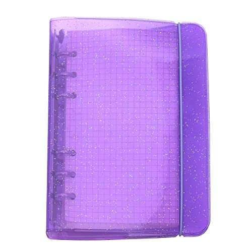 A6 / A5, 6 Löcher, farbig,Läufer Ringordner, Ordner für lose Blätter, Notizbuch, Nachfüllpackung, Bürobedarf, Ordner (Dahlia, A6 mini set) von Zelten