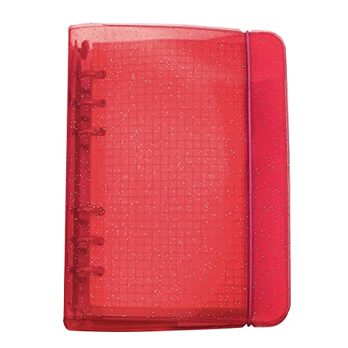 A6 / A5, 6 Löcher, farbig,Läufer Ringordner, Ordner für lose Blätter, Notizbuch, Nachfüllpackung, Bürobedarf, Ordner (Hibiscus, A6 mini set) von Zelten