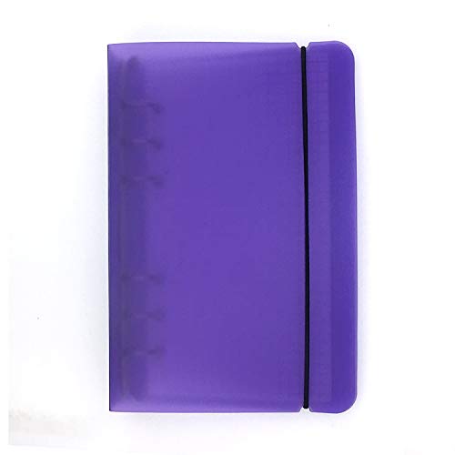 A6 / A5, 6 Löcher, farbig,Läufer Ringordner, Ordner für lose Blätter, Notizbuch, Nachfüllpackung, Bürobedarf, Ordner (Purple, A5 mini set) von Zelten