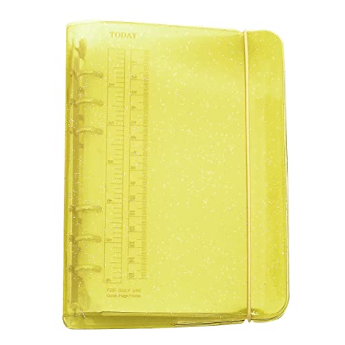 A6 / A5, 6 Löcher, farbig,Läufer Ringordner, Ordner für lose Blätter, Notizbuch, Nachfüllpackung, Bürobedarf, Ordner (Sunny Lime, A6 combo) von Zelten