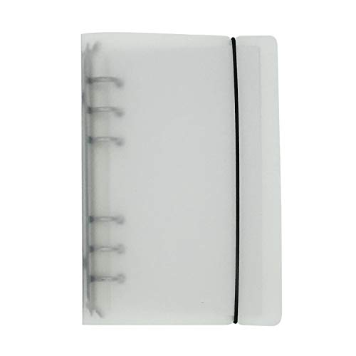 A6 / A5, 6 Löcher, farbig,Läufer Ringordner, Ordner für lose Blätter, Notizbuch, Nachfüllpackung, Bürobedarf, Ordner (White, A5 mini set) von Zelten