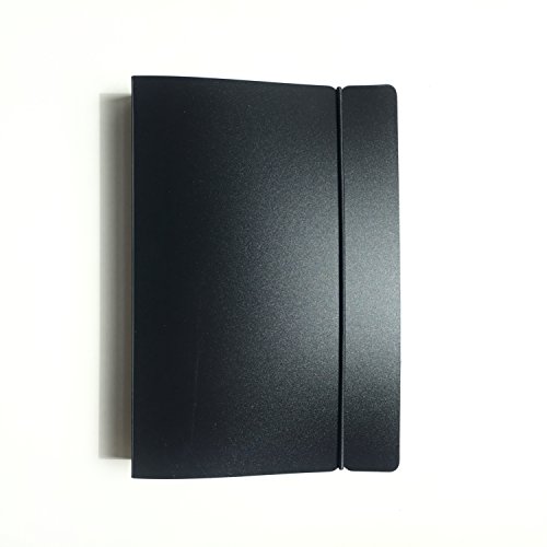 Nachfüllpapier/Lose Blätter für 8,5 Zoll A5 6-Loch-Abdeckung Runder Ringansicht Binder Aktenordner (A5 Cover only-Black, 1 Package) von Zelten