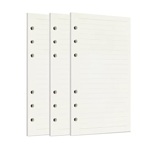 Zelten Lose-Blatt-Lochpapier-Nachfüllpackungen Papier für 6-Loch-Binder Persönlicher Organizer Tagebuch Notizbuch Nachfüllbarer Planer, Lined, A6/6 Hole Zelten Lose-Blatt-Lochpapier-Nachfüllpackungen Papier für 6-Loch-Binder Persönlicher Organizer Tagebuch Notizbuch Nachfüllbarer Planer, Lined, A6/6 Hole von Zelten