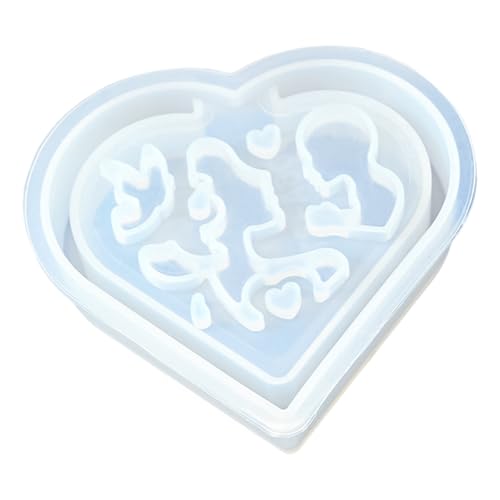 Silikonform mit ausgehöhlten Schmetterlings-Herzen, für Ständer, Teelichthalter, Heimdekoration, Epoxidharz-Formen Silikonform mit ausgehöhlten Schmetterlings-Herzen, für Ständer, Teelichthalter, Heimdekoration, Epoxidharz-Formen von Zemusinet