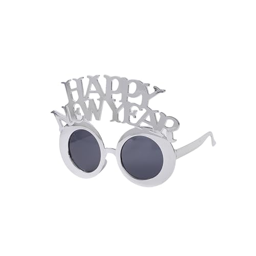 Zemusinet Kreative 2025 Neujahrsbrille Festliche Feiern Brillen Glitzer Brille für Partys und Feiern von Zemusinet