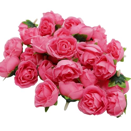 Zemusinet Künstliche Rosenköpfe zum Basteln, 3,8 cm, kleine Rosenköpfe für Hochzeiten, Tischdekoration und Dekoration, 200 Stück Zemusinet Künstliche Rosenköpfe zum Basteln, 3,8 cm, kleine Rosenköpfe für Hochzeiten, Tischdekoration und Dekoration, 200 Stück von Zemusinet