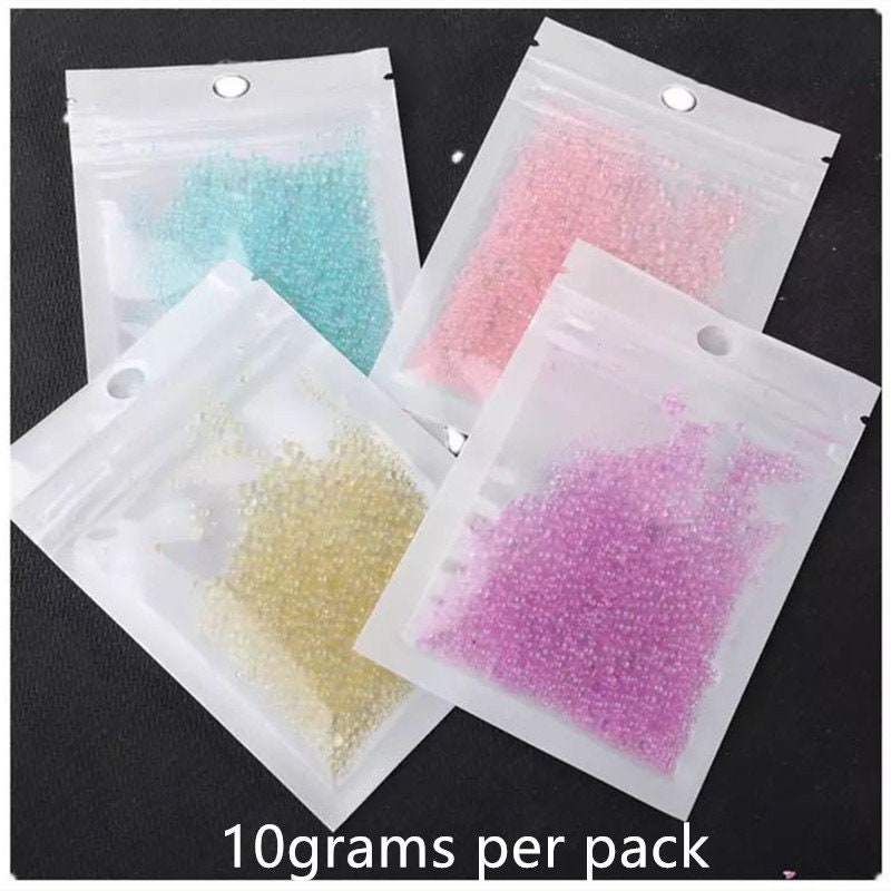 Eingesackte Mini Bubble Ball Perlen 1-2, 5 Mm Gemischt Winzige Für Epoxidharzformen Nail Art Glaskugelfüller 12 Farben Wählen Eingesackte Mini Bubble Ball Perlen 1-2, 5 Mm Gemischt Winzige Für Epoxidharzformen Nail Art Glaskugelfüller 12 Farben Wählen von ZenYaChina