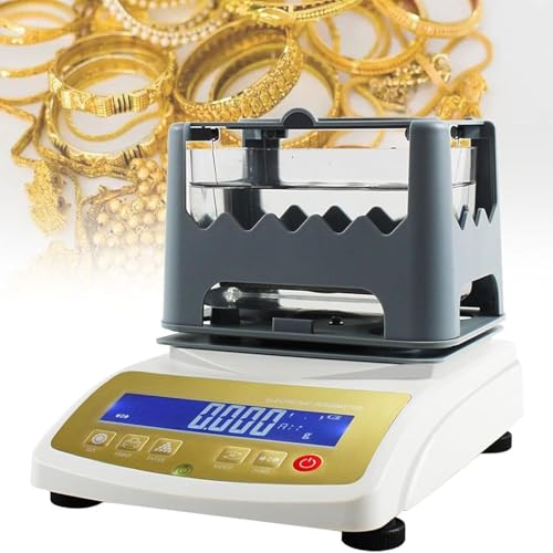 Digitaler Elektronischer Gold Reinheitstester Goldreinheit Gehalts Detektor, Gold-K-Wert-Tester, Gold- Und Silberdichtemessgerät, Generisch Gold Reinheit Analysatorfür Präzise Edelmetallanalyse von ZengHeBloom