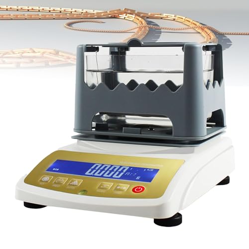Digitaler Elektronischer Goldreinheitstester Gold-K-Wert-Tester Digitales Golddichtemessgerät Edelmetall Platin Dichte Messgerät Echtheitsprüfgerät Testgerät Für Silber,für Präzise Edelmetallanalyse von ZengHeBloom