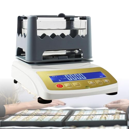 Edelmetall-Gold Reinheit Analysator-Messgerät Reinheit Tester Digitaler Gold Reinheitstester Mit Elektronisches Digitales Gold-Silber-Prüfgerät, Für Schmuck Und Edelmetalle Dichtemessgerät von ZengHeBloom
