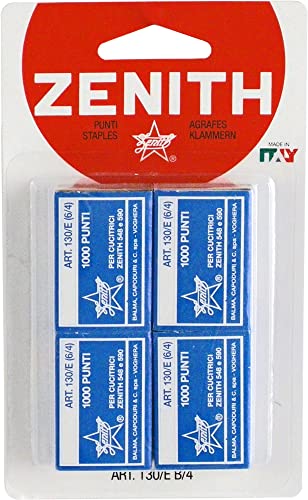 Heftklammern ZENITH Art. 130/E B/4 Blister - Inhalt 4 sc. 1.000 Heftklammern von Zenith