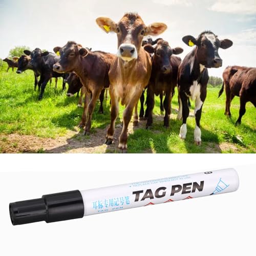 ZenithAur Ohr -Tag -Markierungsstift mit stark durchdringender schwarzer Tinte zur klaren Identifizierung. Ein langlebiger Nutztier -Ohr -Tag -Marker für Rinder, Ziegen, Schweine, ZenithAur Ohr -Tag -Markierungsstift mit stark durchdringender schwarzer Tinte zur klaren Identifizierung. Ein langlebiger Nutztier -Ohr -Tag -Marker für Rinder, Ziegen, Schweine, von ZenithAur