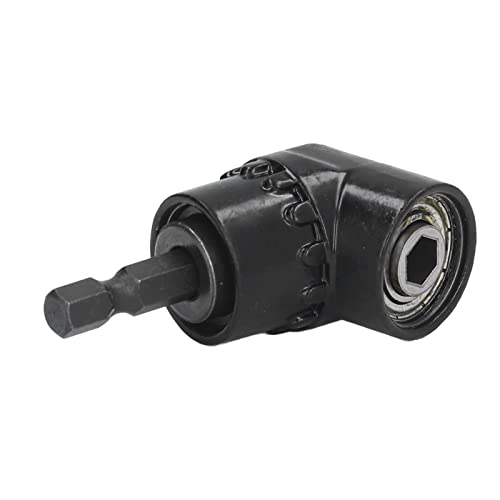 Zenithaur rechtwinkeliger Bohradapter mit 105 -Grad -Winkel für enge Räume, magnetischer Aufprallbohrerweiterung, beinhaltet einen 1/4 -Zoll -Hex -Schaft -Adapter von ZenithAur