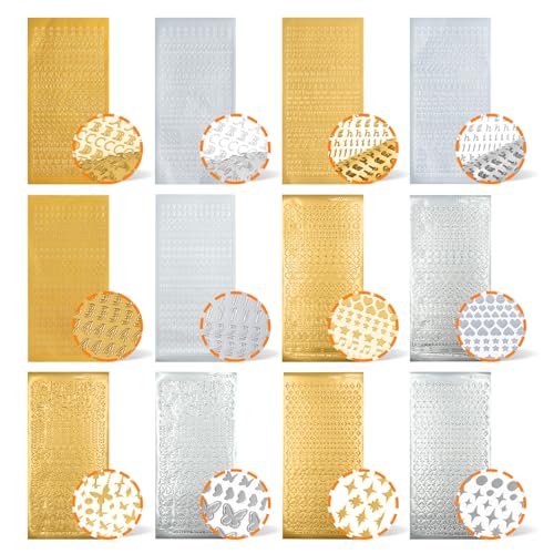12pcs Wachsbuchstaben,Wachsbuchstaben für kerzen,Taufkerze selber machen set,Wachszahlen für kerzen Taufkerzen-Taufkerzen Markieren glatter Oberflächen,für Eucharistie oder Hochzeiten(Gold&Silber) 12pcs Wachsbuchstaben,Wachsbuchstaben für kerzen,Taufkerze selber machen set,Wachszahlen für kerzen Taufkerzen-Taufkerzen Markieren glatter Oberflächen,für Eucharistie oder Hochzeiten(Gold&Silber) von ZenithFast