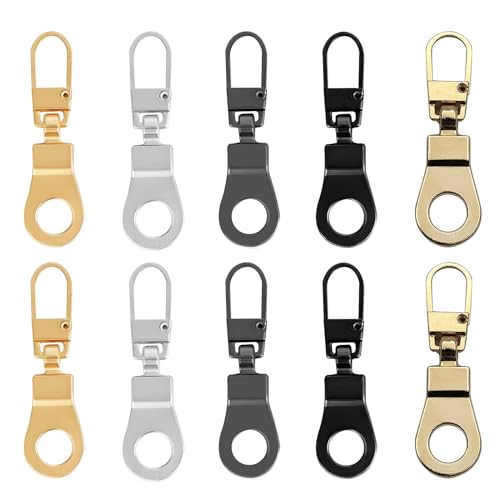 Reißverschluss Zipper für reißverschluss 10 Stück Zipper Reißverschluss Zipper - für Kleidung Jeans Rucksack Reißverschluss Reparatur (5 Farben) von ZenithFast