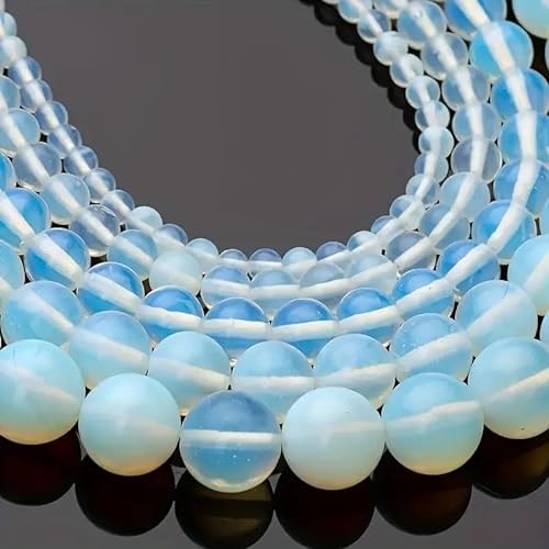 Zenkeeper Natürliche Opal-Perlen für Schmuckherstellung, 6 mm, natürliche Opal-Edelsteine, lose Steinperlen, 116 Stück von Zenkeeper