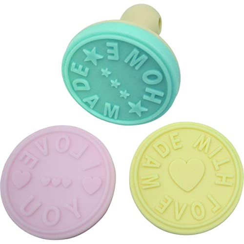 Zenker 44812 3er Set Backstempel, Keksstempel, Backstempel, Kunststoff, Silikon, Blau, Gelb, Rosa, 6 x 6 x 7 cm Zenker 44812 3er Set Backstempel, Keksstempel, Backstempel, Kunststoff, Silikon, Blau, Gelb, Rosa, 6 x 6 x 7 cm von Zenker