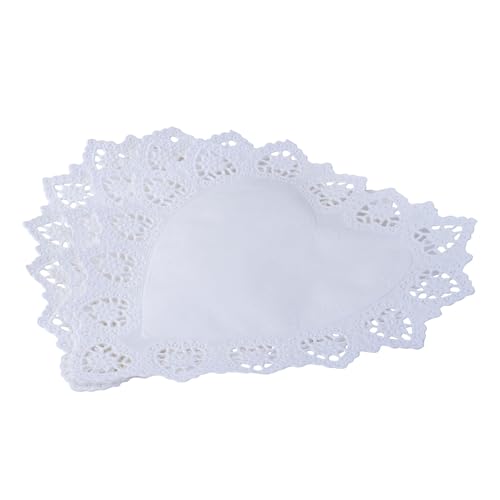 Zenker Herz Tortendeckchen – 10-teiliges Set, FSC-zertifiziertes Papier, Perfekt für Kuchen & Muffins, Made in Germany von Zenker