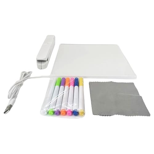 LED Light Up Memo Board 30x20cm LED Note Board Clear Acrylschilder LED LED Light Up Message Board Mit Marker Und Standrestaurant Display Mit Lichtern LED Light Up Memo Board 30x20cm LED Note Board Clear Acrylschilder LED LED Light Up Message Board Mit Marker Und Standrestaurant Display Mit Lichtern von Zenlir