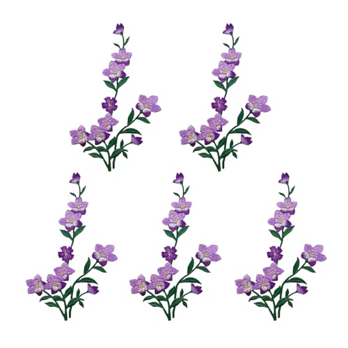 Zenlir 5pcs Bestickte Blumeneisen Auf Flecken Stickerei Anwendung Für Jeansjacken Auf Blumenstoffflecken Für Kleidung Nähen Zenlir 5pcs Bestickte Blumeneisen Auf Flecken Stickerei Anwendung Für Jeansjacken Auf Blumenstoffflecken Für Kleidung Nähen von Zenlir