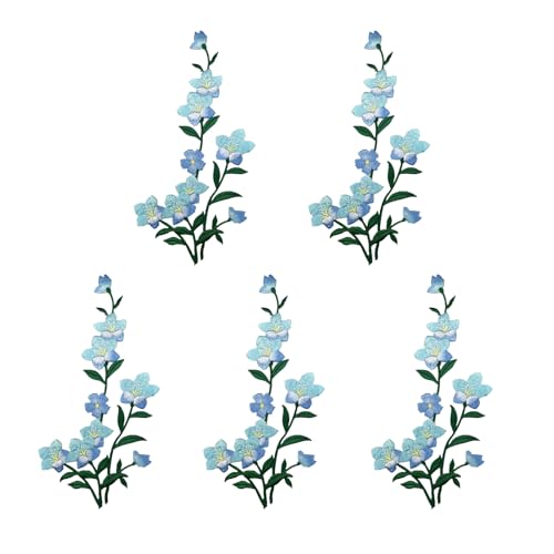 Zenlir 5pcs Bestickte Blumeneisen Auf Flecken Stickerei Anwendung Für Jeansjacken Auf Blumenstoffflecken Für Kleidung Nähen Zenlir 5pcs Bestickte Blumeneisen Auf Flecken Stickerei Anwendung Für Jeansjacken Auf Blumenstoffflecken Für Kleidung Nähen von Zenlir