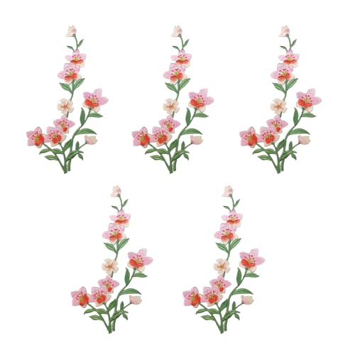 Zenlir 5pcs Bestickte Blumeneisen Auf Flecken Stickerei Anwendung Für Jeansjacken Auf Blumenstoffflecken Für Kleidung Nähen Zenlir 5pcs Bestickte Blumeneisen Auf Flecken Stickerei Anwendung Für Jeansjacken Auf Blumenstoffflecken Für Kleidung Nähen von Zenlir