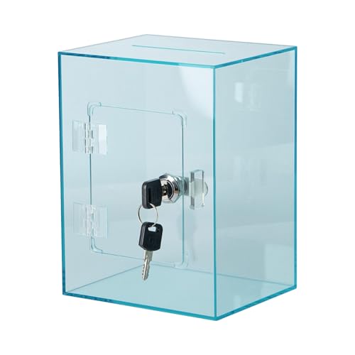 Zenlir Moderne Quadratische Acrylgeldbanken Break Resistant Clear Münze Sparer Für Home Office Keyed Security Deckelgeld Sparbox Zenlir Moderne Quadratische Acrylgeldbanken Break Resistant Clear Münze Sparer Für Home Office Keyed Security Deckelgeld Sparbox von Zenlir