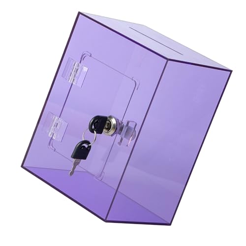 Zenlir Moderne Quadratische Acrylgeldbanken Break Resistant Clear Münze Sparer Für Home Office Keyed Security Deckelgeld Sparbox Zenlir Moderne Quadratische Acrylgeldbanken Break Resistant Clear Münze Sparer Für Home Office Keyed Security Deckelgeld Sparbox von Zenlir