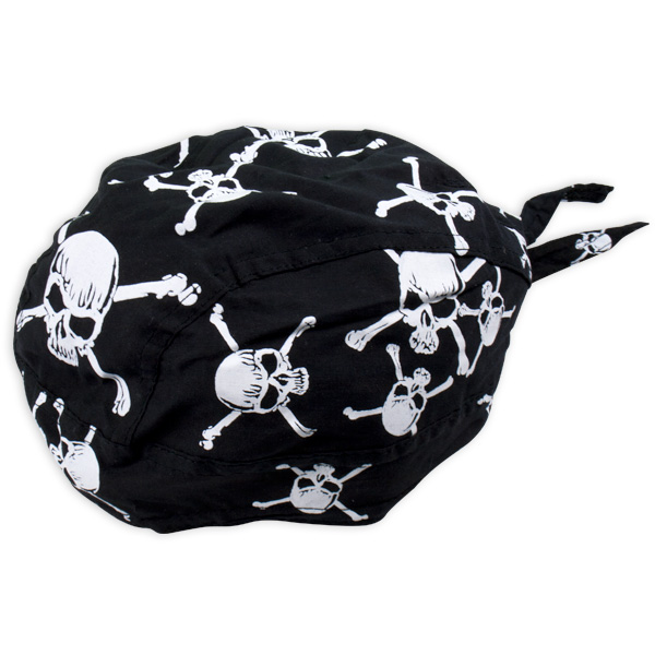 Cooles Piraten-Kopftuch mit Totenkopf-Muster aus Baumwolle von Zentrada Network