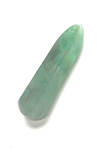 Zentron Crystal Collection Fluorit Stein - Grün, Loose Cut Fluorit Kristall, 60 mm Zauberstab Zentron Crystal Collection Fluorit Stein - Grün, Loose Cut Fluorit Kristall, 60 mm Zauberstab von Zentron Crystal Collection