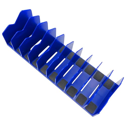 Zangen Organizer Holder, Blau Zangenhalter für 10 Zangen oder Schneider, mit Rutschfestem Gummiboden, Rutschfest Werkzeug Organizer für Organisieren Schubladen, Werkzeugkästen (Blau) von ZephyHinge