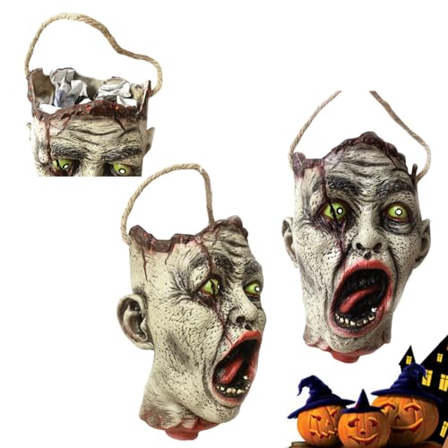 Zephylix Halloween-Süß- oder Leckerei-Taschen, Halloween-Korb, Süßigkeiten-Eimer, 22,9 x 27,9 cm, Eimer für Party-Spukhäuser-Dekoration Zephylix Halloween-Süß- oder Leckerei-Taschen, Halloween-Korb, Süßigkeiten-Eimer, 22,9 x 27,9 cm, Eimer für Party-Spukhäuser-Dekoration von Zephylix