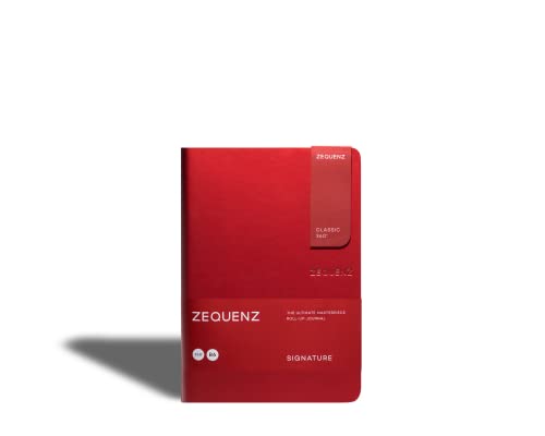 Zequenz Classic 360 Signature Series, B6 Medium, Rot, Softcover, 12,7 x 17,8 cm, 140 Blatt/280 Seiten, 100g/m², blanko, blank, weißes Papier, minimalistisch, Büro & Freizeit Zequenz Classic 360 Signature Series, B6 Medium, Rot, Softcover, 12,7 x 17,8 cm, 140 Blatt/280 Seiten, 100g/m², blanko, blank, weißes Papier, minimalistisch, Büro & Freizeit von Zequenz
