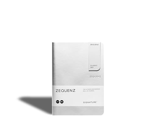 Zequenz Classic 360 Signature Series, B6 Medium, Weiß, Softcover, 12,7 x 17,8 cm, 200 Blatt/400 Seiten, 70g/m², kariert, weißes Papier, minimalistisch, Büro & Freizeit Zequenz Classic 360 Signature Series, B6 Medium, Weiß, Softcover, 12,7 x 17,8 cm, 200 Blatt/400 Seiten, 70g/m², kariert, weißes Papier, minimalistisch, Büro & Freizeit von Zequenz